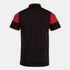 Koszulka polo JOMA CREW V czarno-czerwona 103297.106