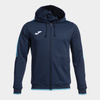 Bluza JOMA z kapturem Olimpiada granatowy fluorescencyjny turkusowy 103707.342