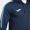 Bluza JOMA z kapturem Olimpiada granatowy fluorescencyjny turkusowy 103707.342