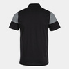 Koszulka polo JOMA CREW V czarno-szara 103297.111