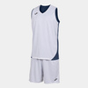 ZESTAW JOMA KANSAS biało-granatowy 102851.332