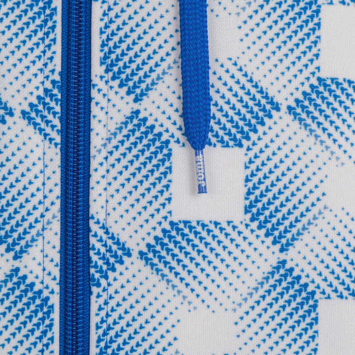 Bluza JOMA z kapturem SUPERNOVA III biało-niebieska 102262.702