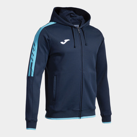 Bluza JOMA z kapturem Olimpiada granatowy fluorescencyjny turkusowy 103707.342