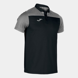 Koszulka Polo Joma HOBBY II czarno-szara 101371.111