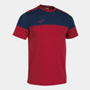 Koszulka JOMA CREW V czerwono-granatowa 103296.603