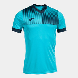 Koszulka JOMA ECO-SUPERNOVA turkusowo-czarna 103128.013
