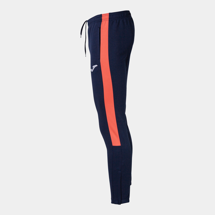 Spodnie JOMA ECO CHAMPIONSHIP granatowo-fluo pomarańczowe 102752.390