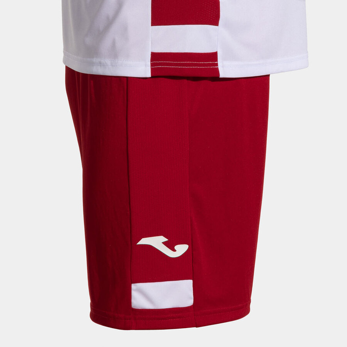 Komplet piłkarski Joma Lider bialy czerwony 104285.206
