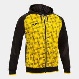 Bluza JOMA z kapturem SUPERNOVA III żółto-czarna 102262.109