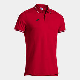 Koszulka polo JOMA męska Confort Classic czerwony granatowy 103815.603