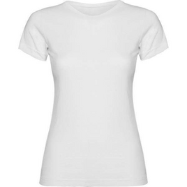 Koszulka bawełniana damska Regio BASIC biała