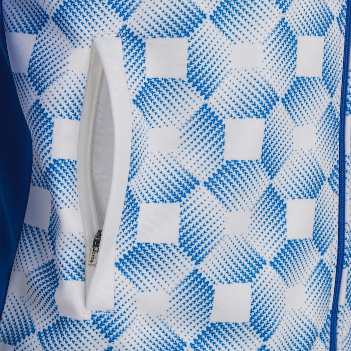 Bluza JOMA z kapturem SUPERNOVA III biało-niebieska 102262.702