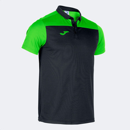 Koszulka Polo Joma HOBBY II czarno-jaskrawo zielona 101371.117