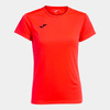 Koszulka damska JOMA combi fluorescencyjny koralowy 900248.040
