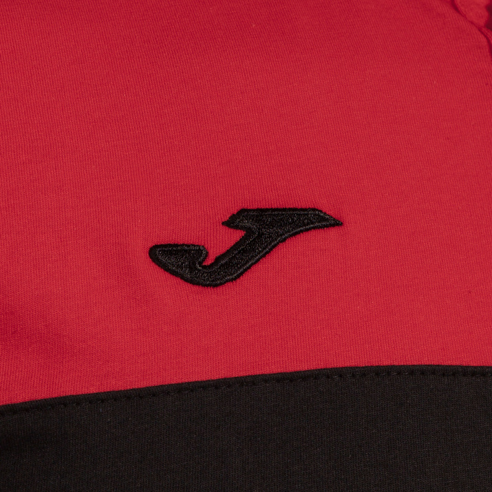 Koszulka polo JOMA CREW V czarno-czerwona 103297.106