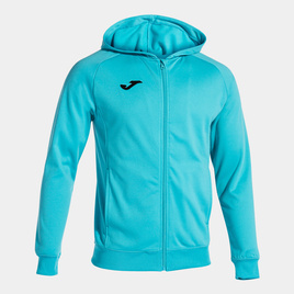 Bluza z  kapturem JOMA MENFIS fluorescencyjny turkusowy 101303.010
