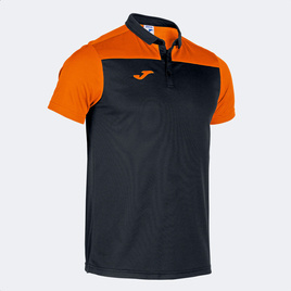 Koszulka Polo Joma HOBBY II czarno-pomarańczowa 101371.108