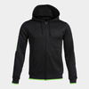Bluza JOMA z kapturem Olimpiada czarny fluorescencyjny zielony 103707.117