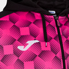 Bluza JOMA z kapturem SUPERNOVA III różowo-czarna 102262.118
