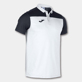 Koszulka Polo Joma HOBBY II biało-czarna 101371.201