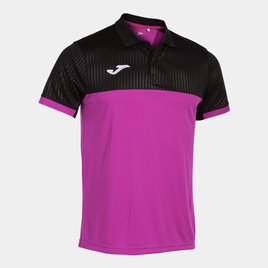 Koszulka polo JOMA MONTREAL różowo-czarna 103210.030